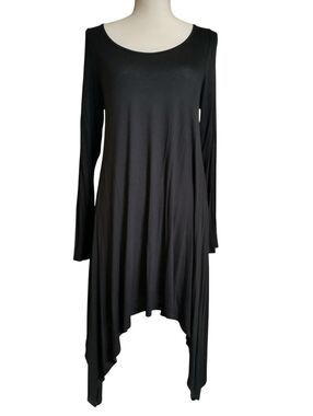 By Together Black Asymmetrical Long Sleeve Dress